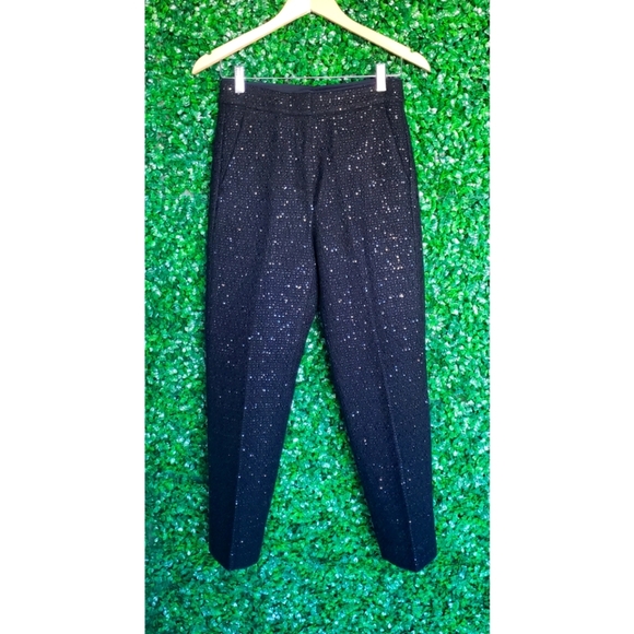 28. J.Crew Kate straight-leg pant in sequin tweed - Picture 4 of 7